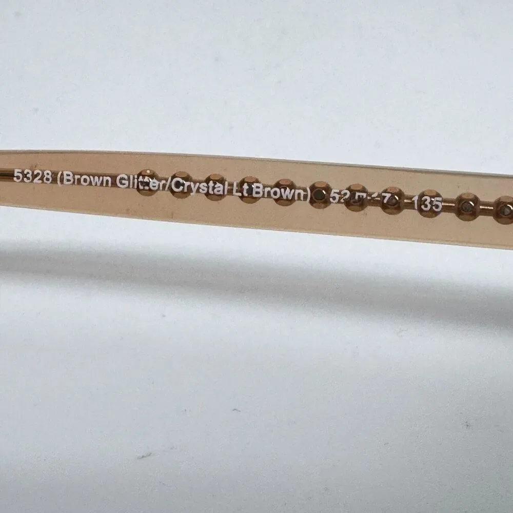Coach‎ New York HC6072 5328 Brown Crystal 52-17-135 Eyeglasses Frame H15965